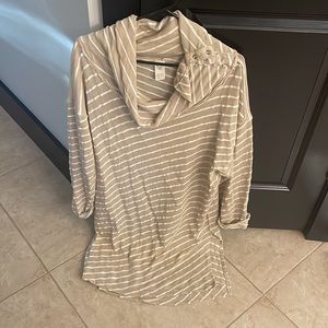 We the Free Cowl Neck Linen Tunic